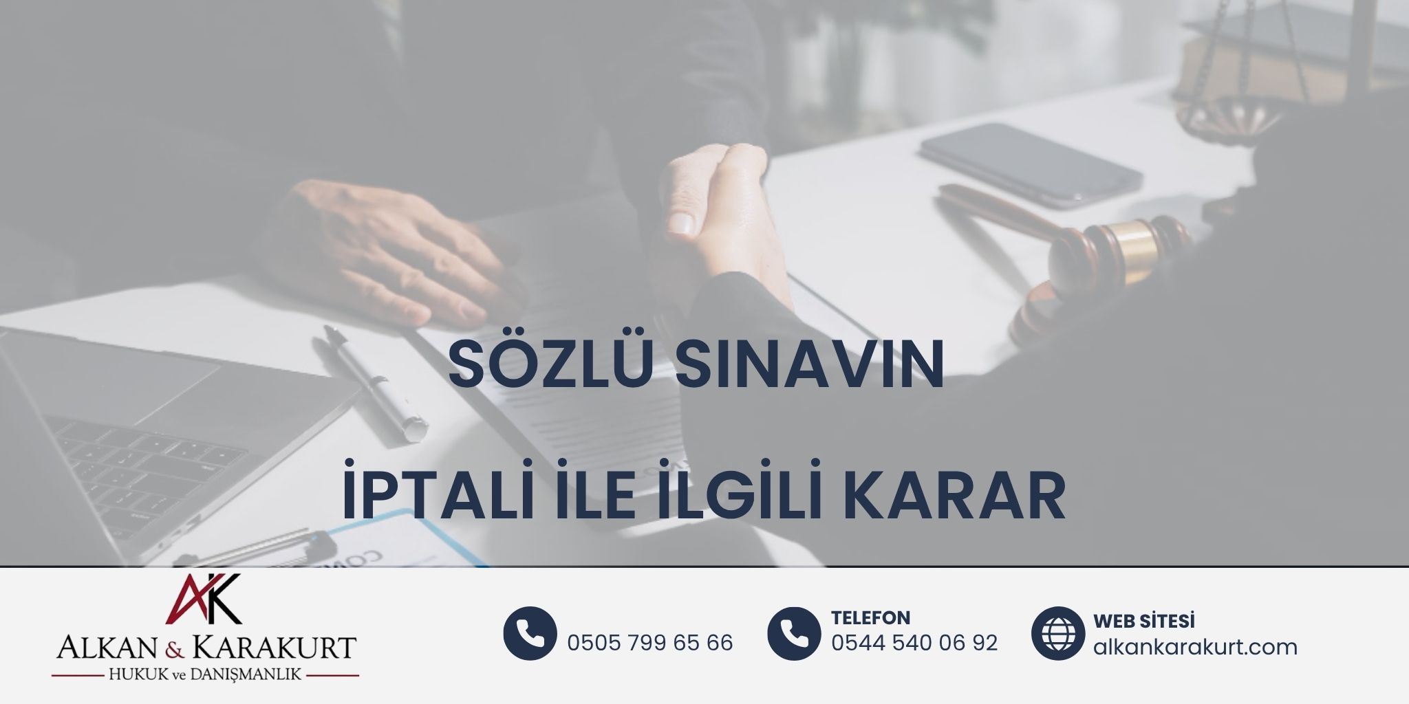 Sözlü Sınavın İptali İle İlgili Karar